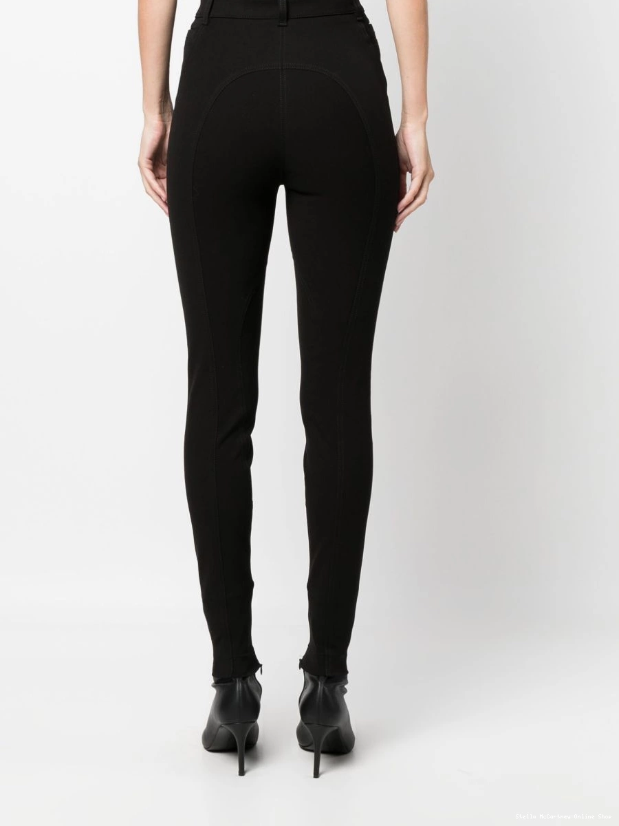 Affordable Stella trousers Women skinny-cut panelled McCartney 0819